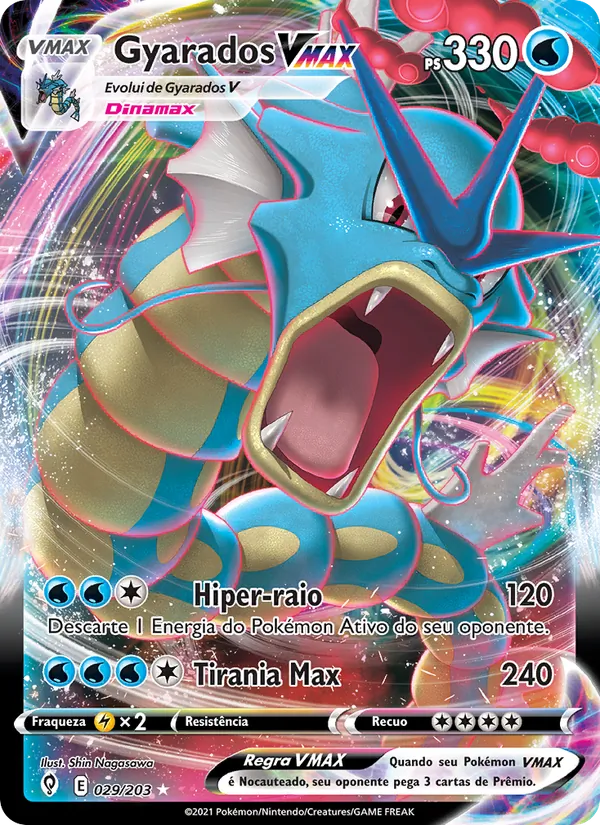 Gyarados VMAX Céus em Evolução 29/203