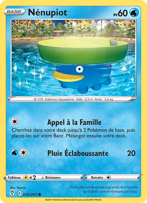 Nénupiot Évolution Céleste 32/203