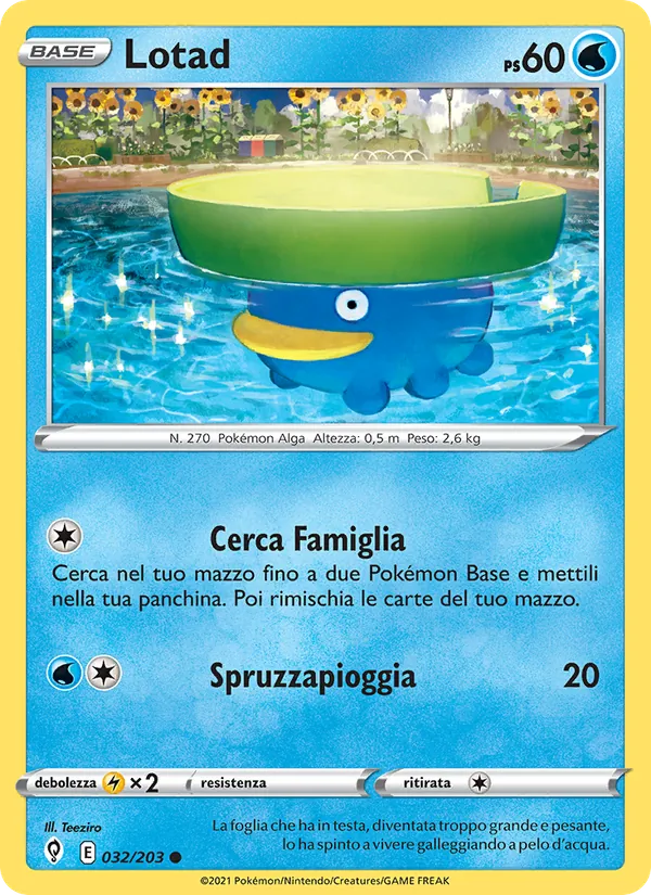 Lotad Evoluzioni Eteree 32/203