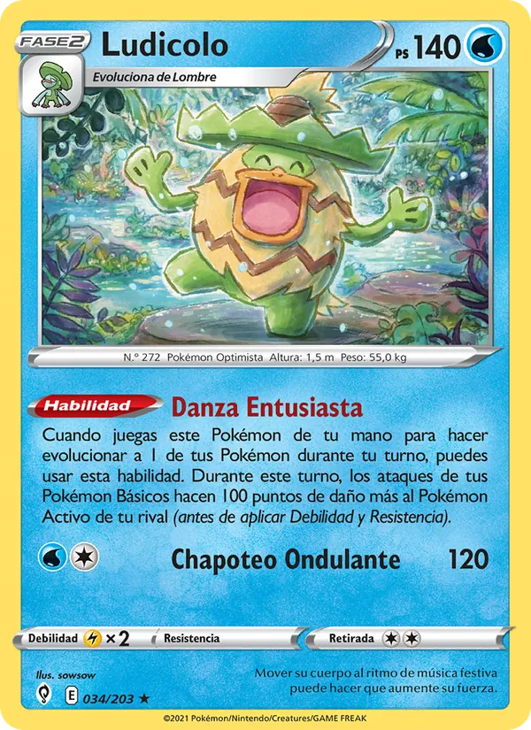Ludicolo Cielos Evolutivos 34/203