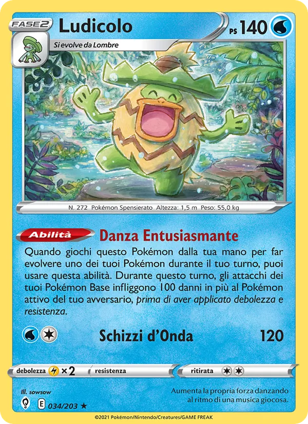Ludicolo Evoluzioni Eteree 34/203