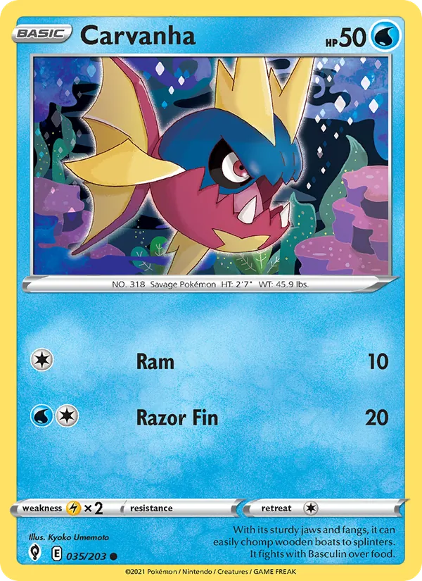 Carvanha Evolving Skies 35/203