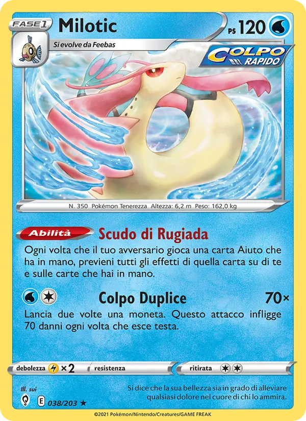 Milotic Evoluzioni Eteree 38/203