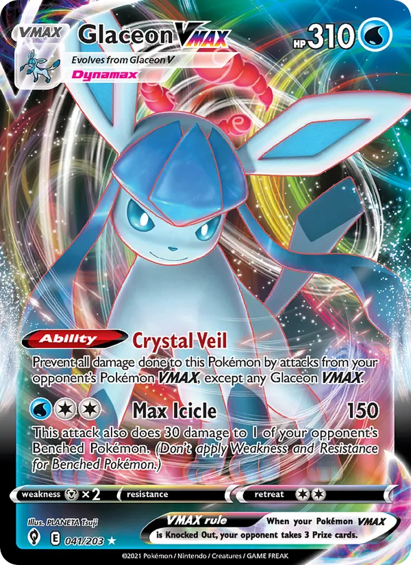 Glaceon VMAX Evolving Skies 41/203