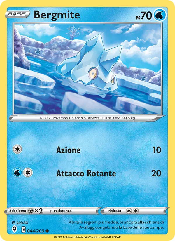 Bergmite Evoluzioni Eteree 44/203