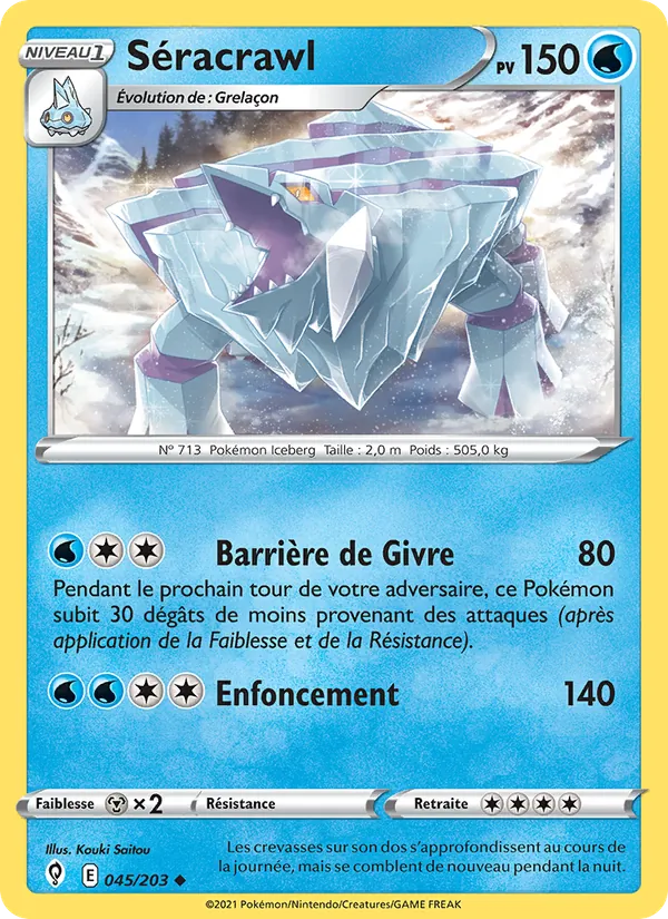 Séracrawl Évolution Céleste 45/203