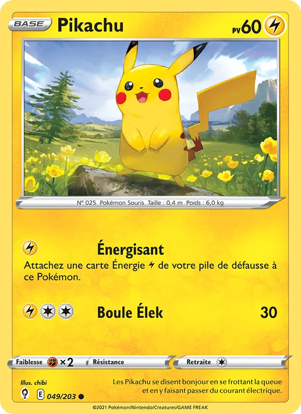 Pikachu Évolution Céleste 49/203