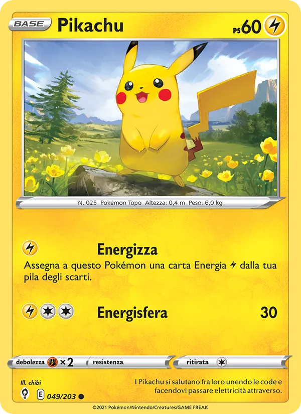 Pikachu Evoluzioni Eteree 49/203