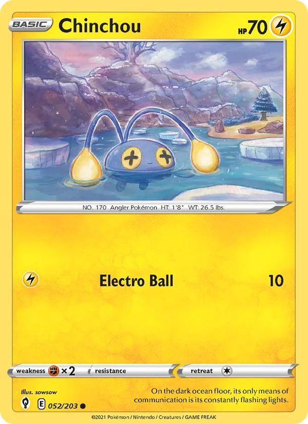 Chinchou Evolving Skies 52/203