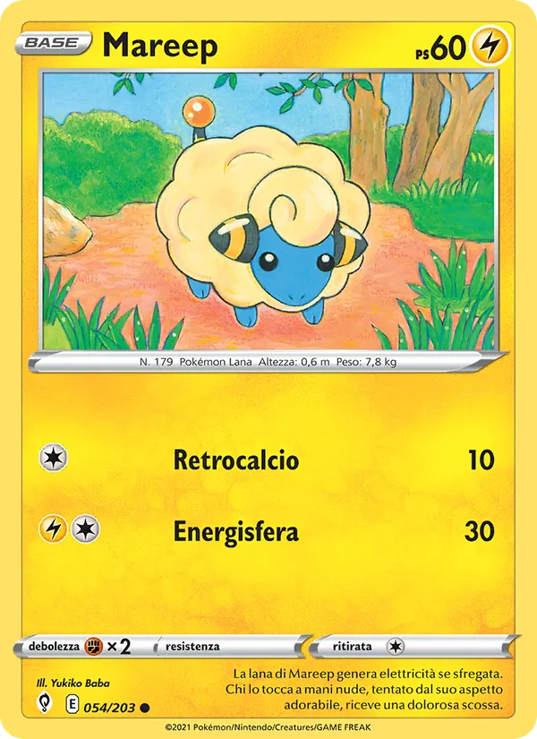 Mareep Evoluzioni Eteree 54/203