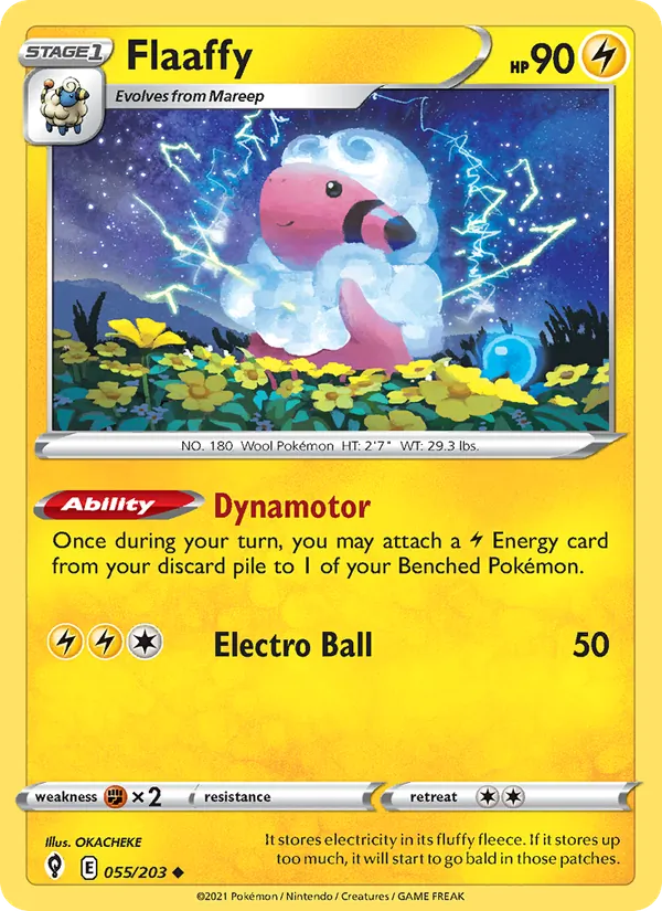 Flaaffy Céus em Evolução 55/203