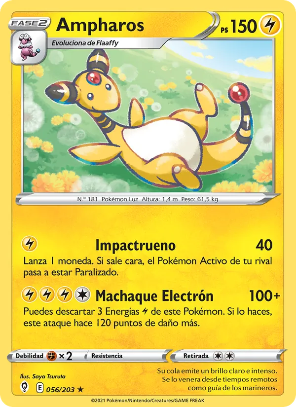 Ampharos Cielos Evolutivos 56/203