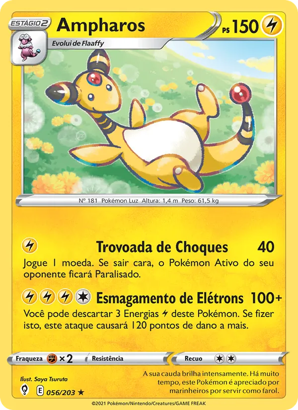 Ampharos Céus em Evolução 56/203