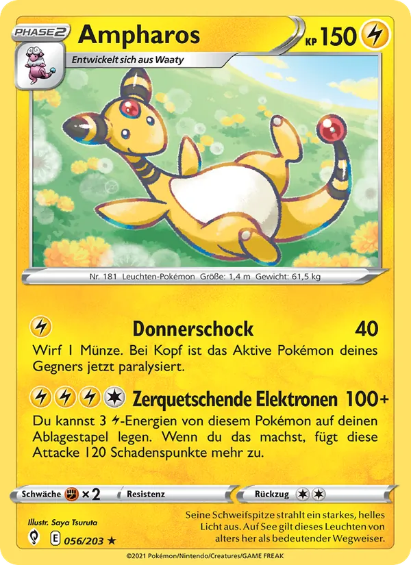 Ampharos Drachenwandel 56/203