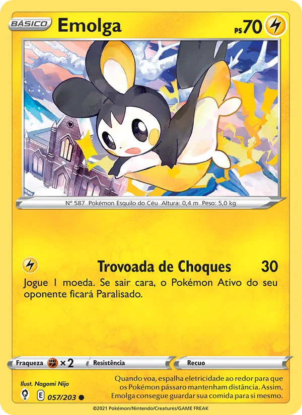 Emolga Céus em Evolução 57/203