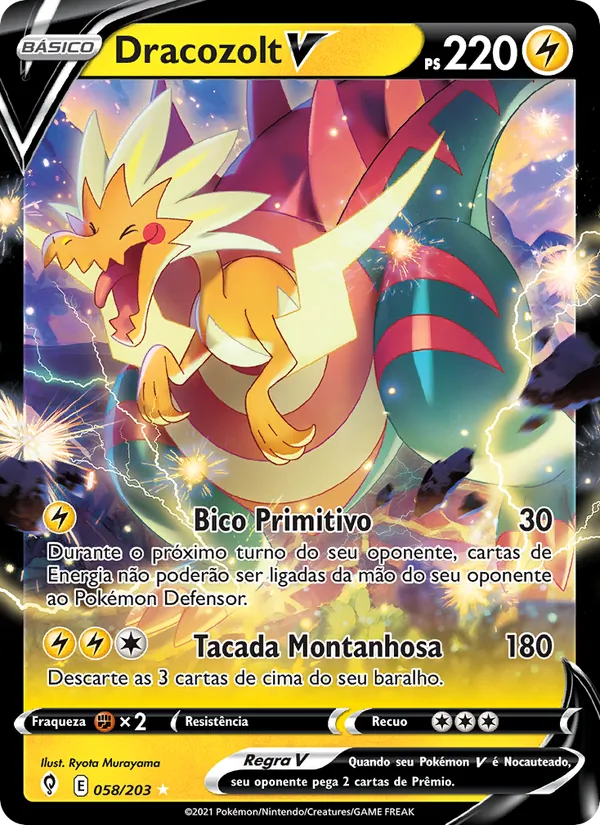 Dracozolt V Céus em Evolução 58/203