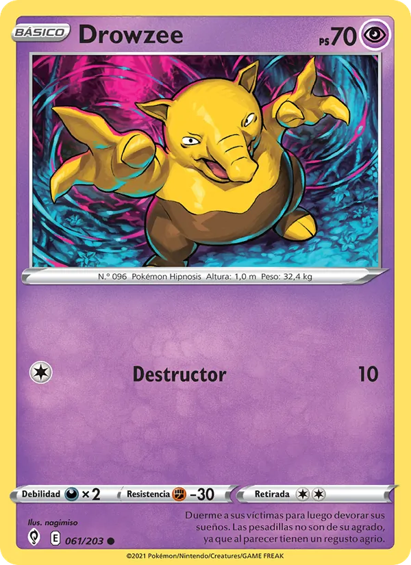 Drowzee Cielos Evolutivos 61/203