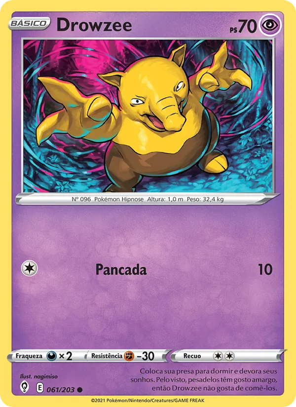 Drowzee Céus em Evolução 61/203