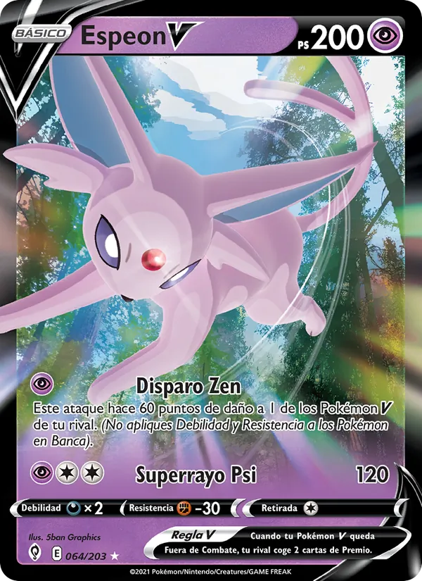 Espeon V Cielos Evolutivos 64/203
