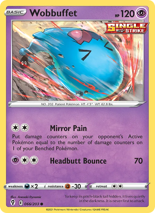Wobbuffet Evolving Skies 66/203