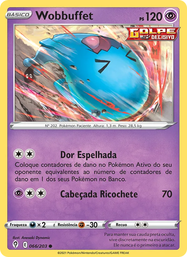 Wobbuffet Céus em Evolução 66/203