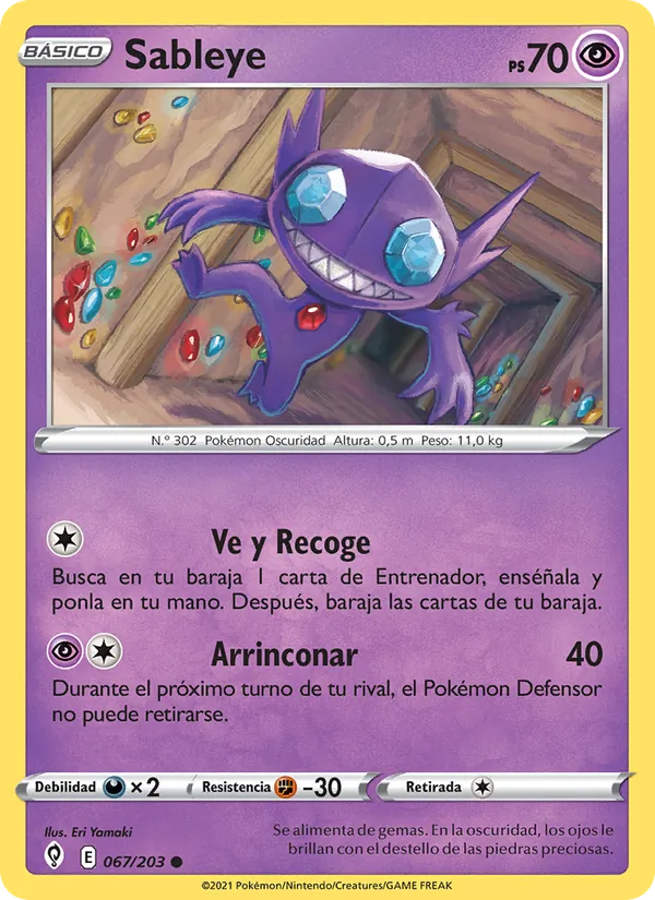 Sableye Cielos Evolutivos 67/203