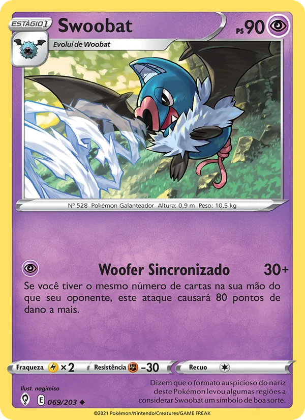 Swoobat Céus em Evolução 69/203