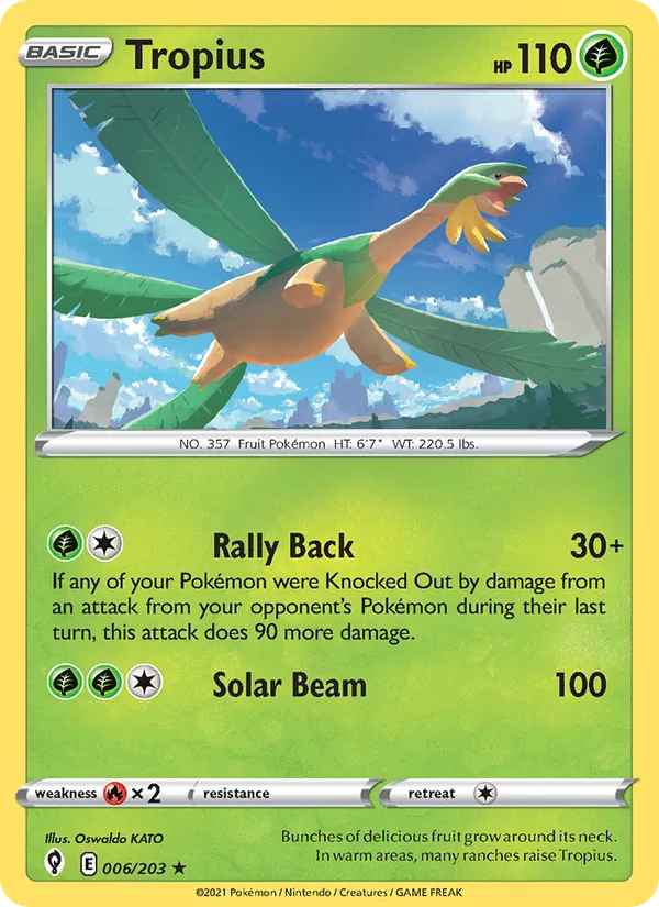 Tropius Evolving Skies 6/203