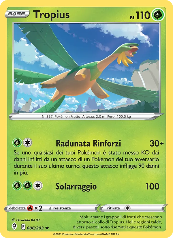 Tropius Evoluzioni Eteree 6/203