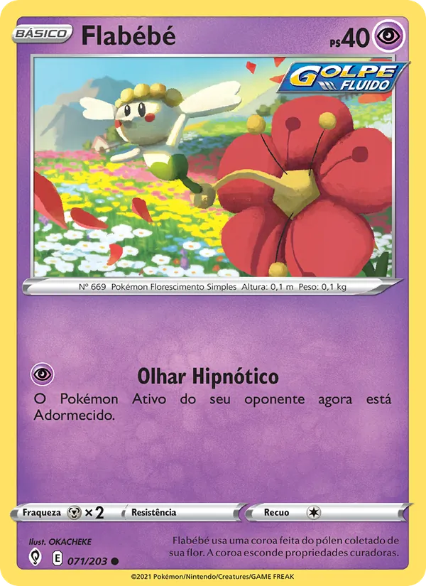 Flabébé Céus em Evolução 71/203