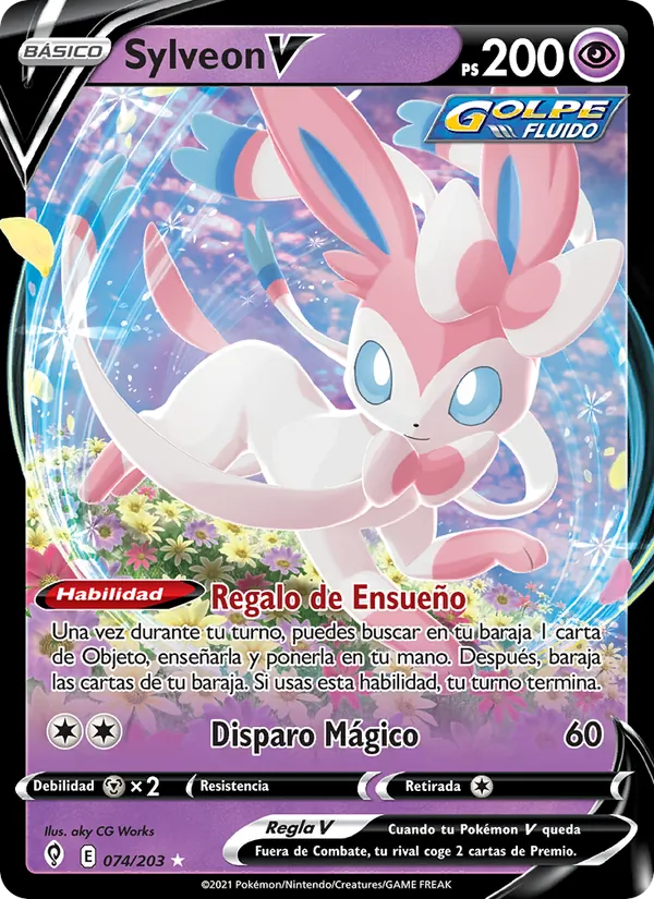 Sylveon V Cielos Evolutivos 74/203