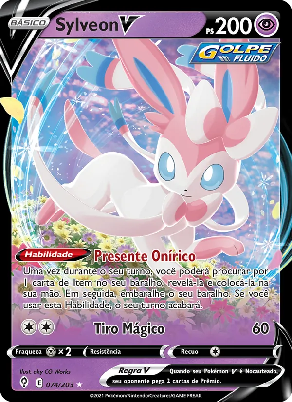 Sylveon V Céus em Evolução 74/203