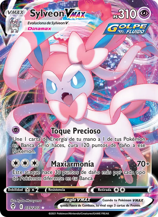 Sylveon VMAX Cielos Evolutivos 75/203