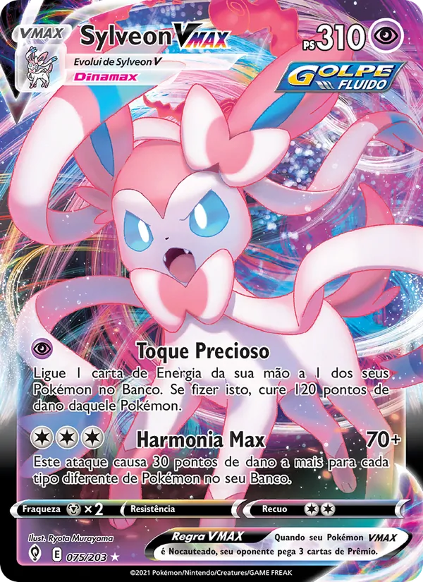 Sylveon VMAX Céus em Evolução 75/203