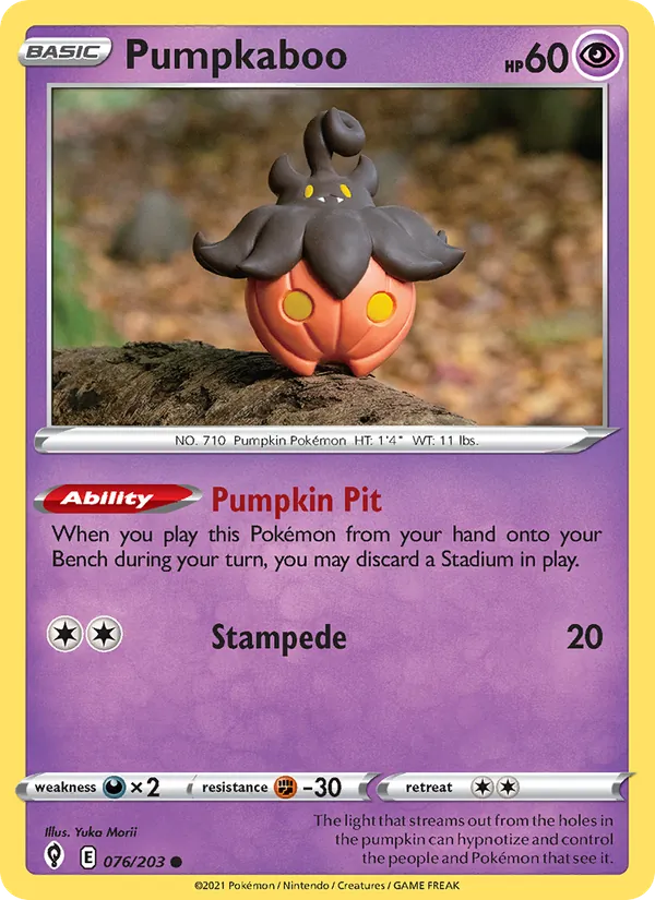 Pumpkaboo Evolving Skies 76/203