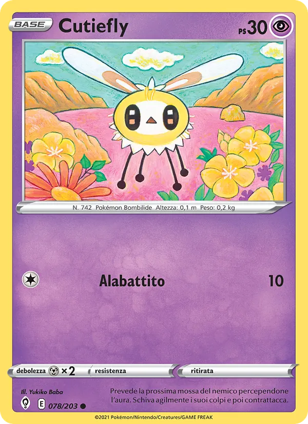 Cutiefly Evoluzioni Eteree 78/203