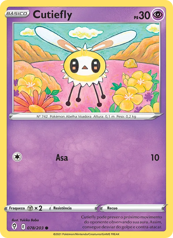 Cutiefly Céus em Evolução 78/203