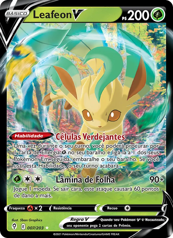 Leafeon V Céus em Evolução 7/203