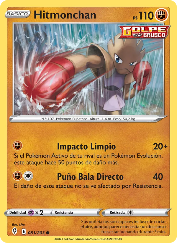 Hitmonchan Cielos Evolutivos 81/203
