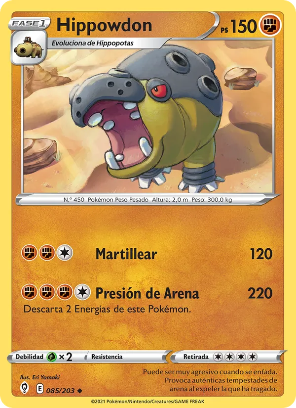Hippowdon Cielos Evolutivos 85/203