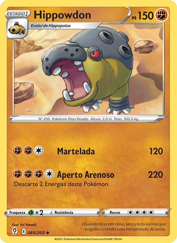 Hippowdon Céus em Evolução 85/203