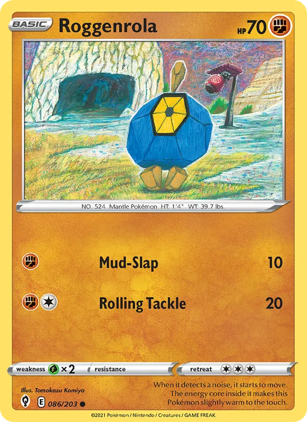 Roggenrola Evolving Skies 86/203