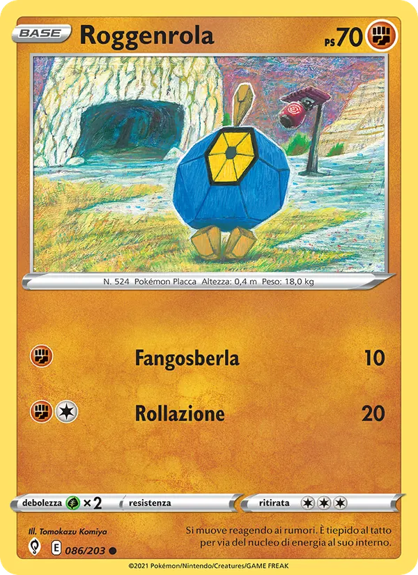 Roggenrola Evoluzioni Eteree 86/203