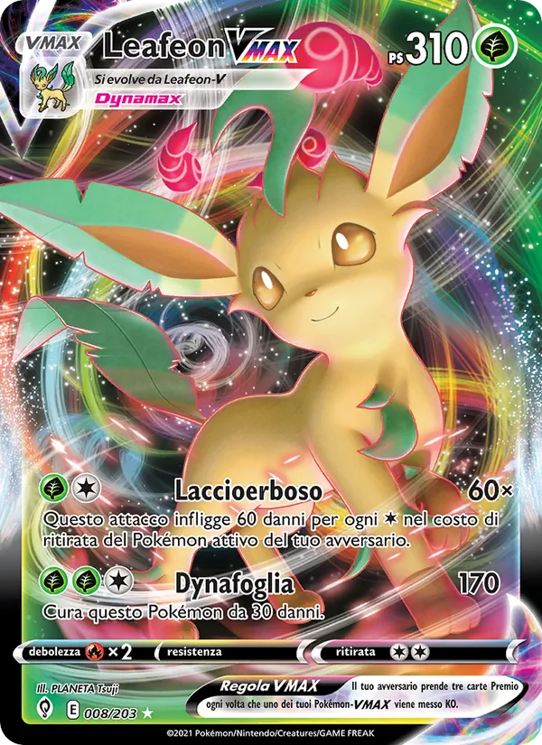 Leafeon VMAX Evoluzioni Eteree 8/203