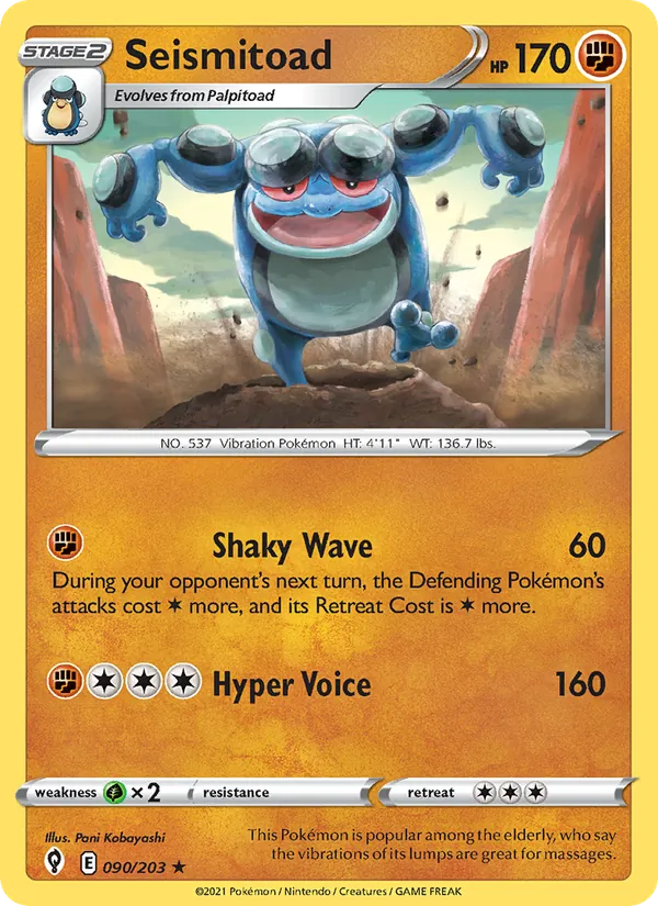 Seismitoad Evolving Skies 90/203