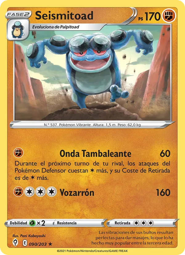 Seismitoad Cielos Evolutivos 90/203