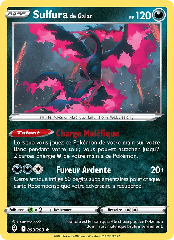 Sulfura de Galar Évolution Céleste 93/203