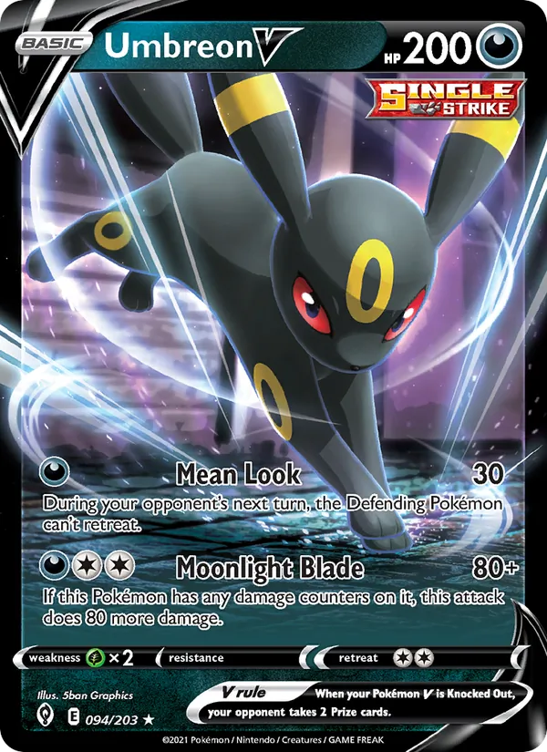 Umbreon V Evolving Skies 94/203