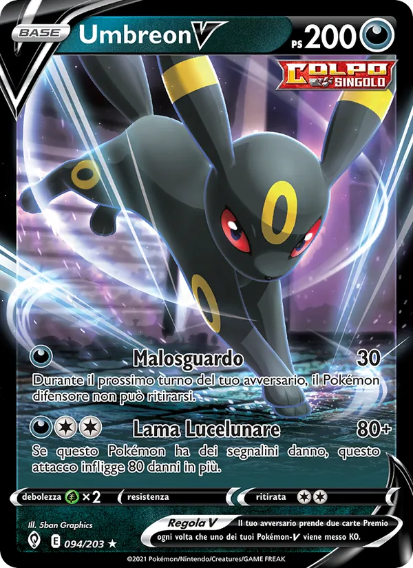 Umbreon V Evoluzioni Eteree 94/203