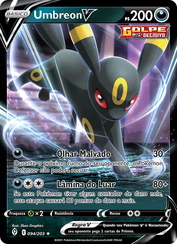 Umbreon V Céus em Evolução 94/203